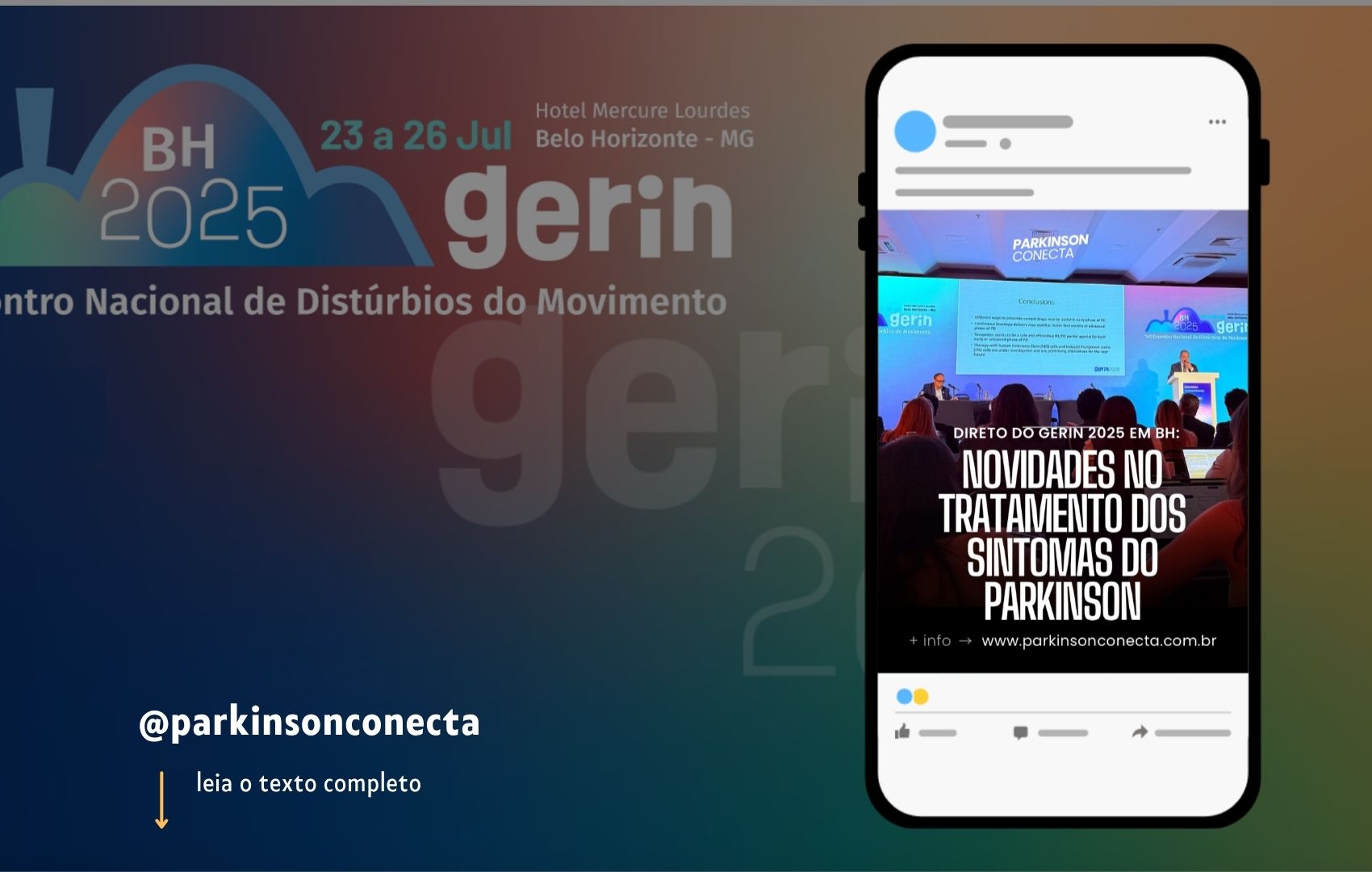 Direto do GERIN: Novidades no tratamento da doen�a de Parkinson